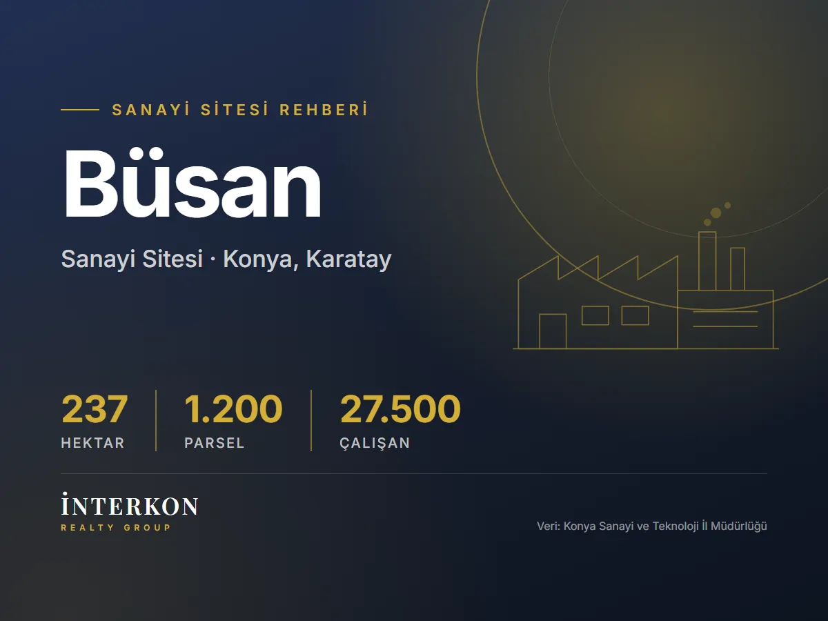 Büsan Industrial Park Guide: Location, Parcel Structure and Key Notes for Buying or Renting Commercial Properties