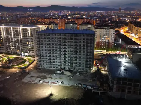 Konya Meram Uluırmak Neighborhood Fahrunnisa Residences 2+1 Large Type 120 m² For Sale Empty Share! - photo 5