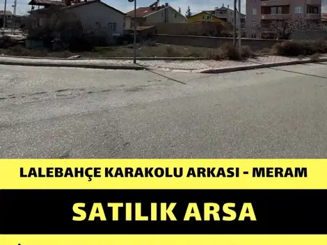 FOR SALE: CORNER PLOT LAND IN KONYA MERAM LALEBAHÇE! - photo 2