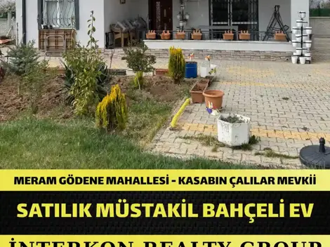 Konya Meram Gödene House with Garden for Sale!