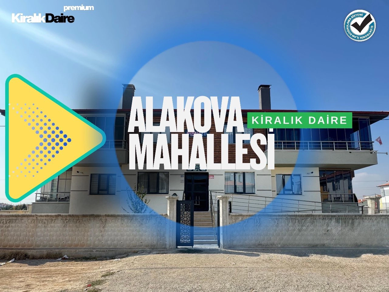 MERAM ALAKOVA MAHALLESİ YENİ MERAM SANAYİ KARŞISI KİRALIK DAİRE!