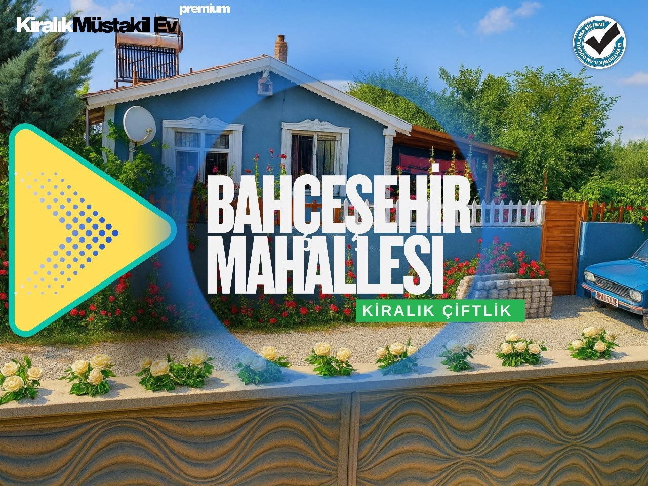 KONYA MERAM BAHÇEŞEHİR MAHALLESİ KAŞ CADDESİ ÜZERİ 2+1 KİRALIK DAİRE!