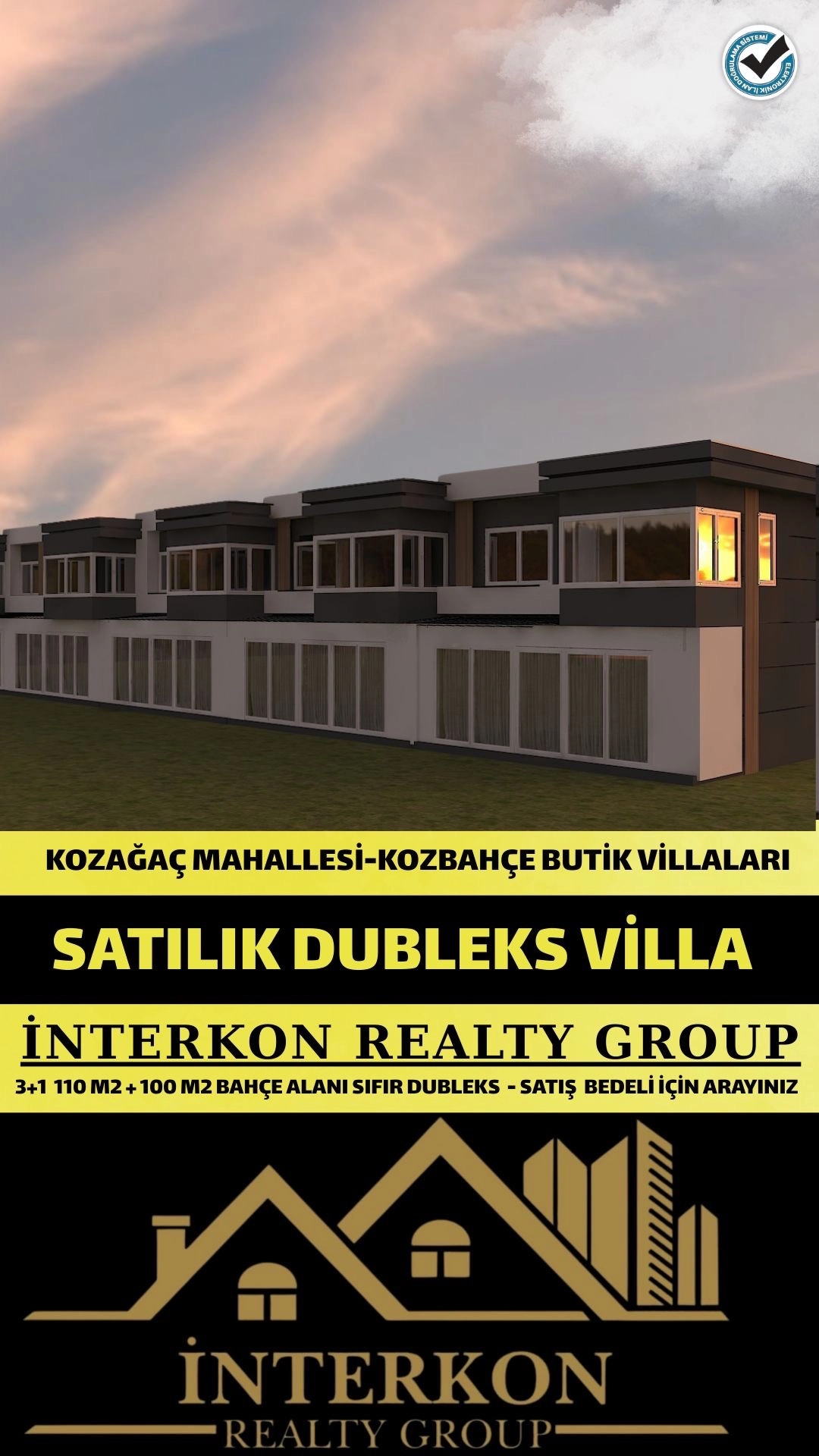 KONYA MERAM LALEBAHÇE MAHALLESİ 3+1 LÜKS SATILIK VİLLA!