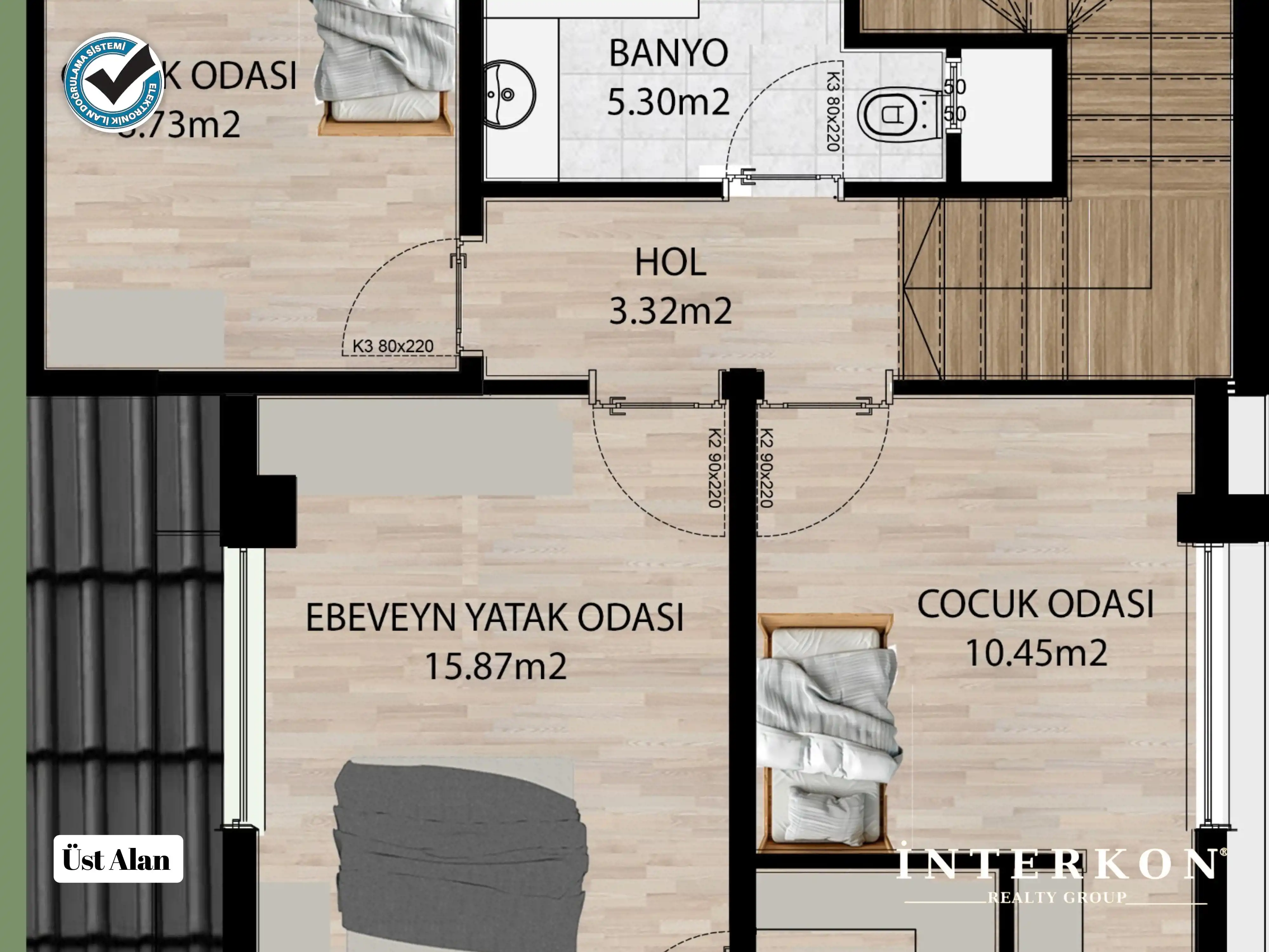 KONYA MERAM LALEBAHÇE MAHALLESİ 3+1 LÜKS SATILIK VİLLA!