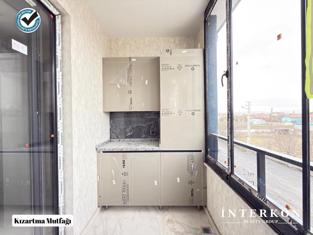 KONYA MERAM ALAKOVA MAHALLESİ SIFIR  2 + 1 SATILIK DAİRE!