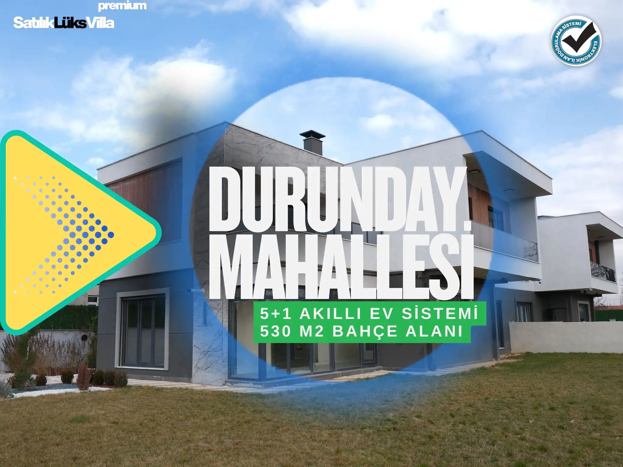 KONYA MERAM DURUNDAY MAHALLESİ SIFIR 5+1 SATILIK VİLLA!