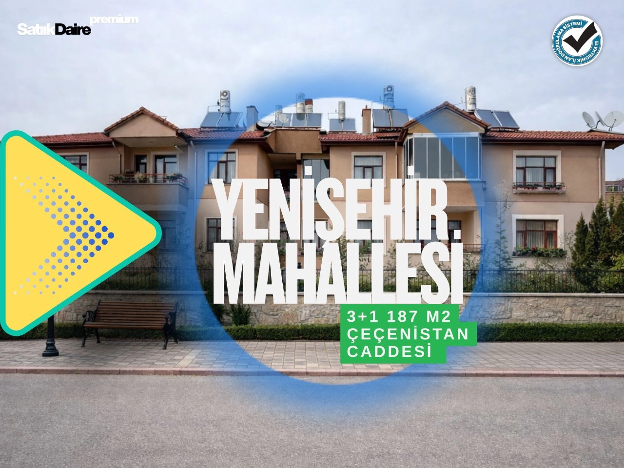 KONYA MERAM YENİŞEHİR MAHALLESİ 3 + 1 SATILIK DAİRE!