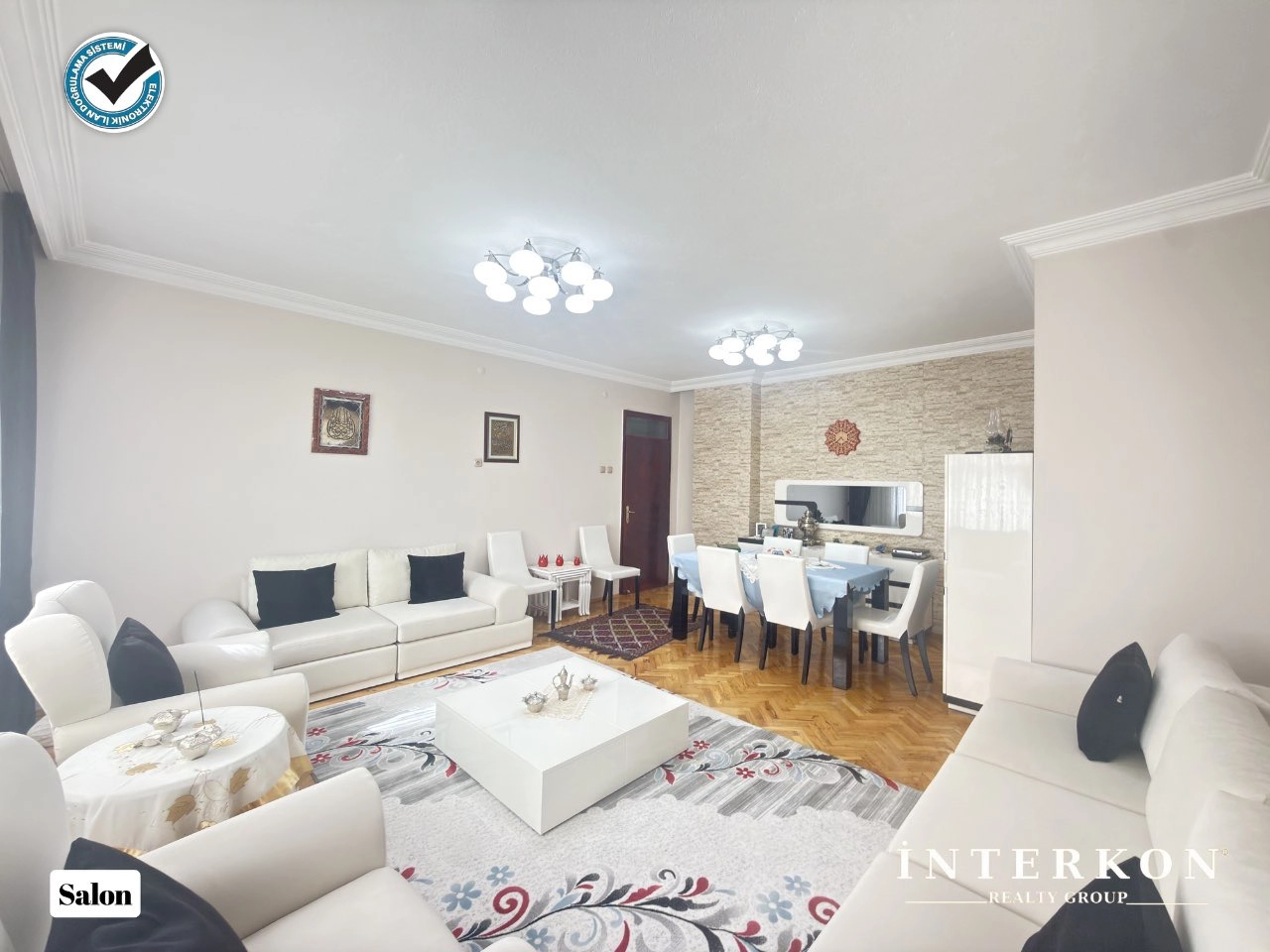 KONYA MERAM ÇOLAKOĞLU CAMİ KARŞISI  3+1 BAKIMLI ARA KAT SATILIK DAİRE