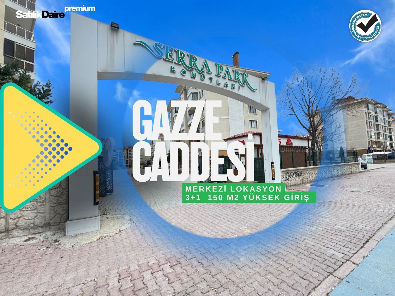 KONYA MERAM SERRAPARK SİTESİNDE SATILIK 3+1 FIRSAT DAİRE | MERAM GAZ-ZE CADDESİ KOVANAĞZI MAHALLESİ!