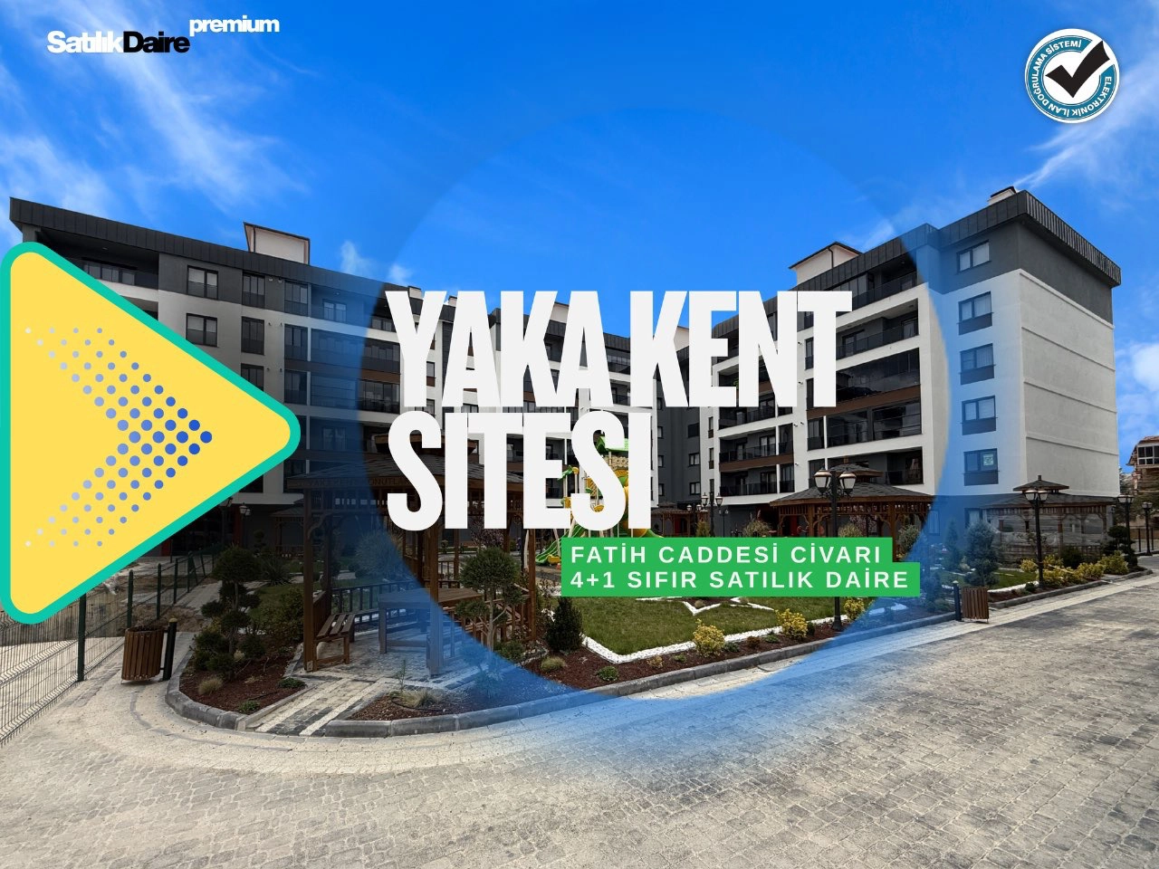 YAKA MAHALLESİ SIFIR LÜKS 4+1 SATILIK DAİRE