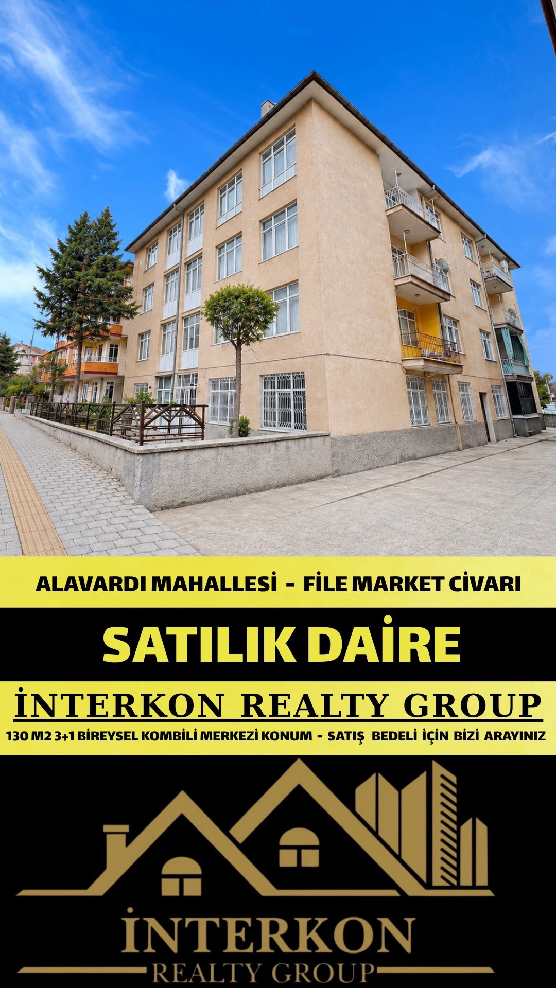 MERAM ALAVARDI MAHALLESİ | FIRSAT SATILIK DAİRE | SİTENİN EN İYİ BAKIMLI DAİRESİ