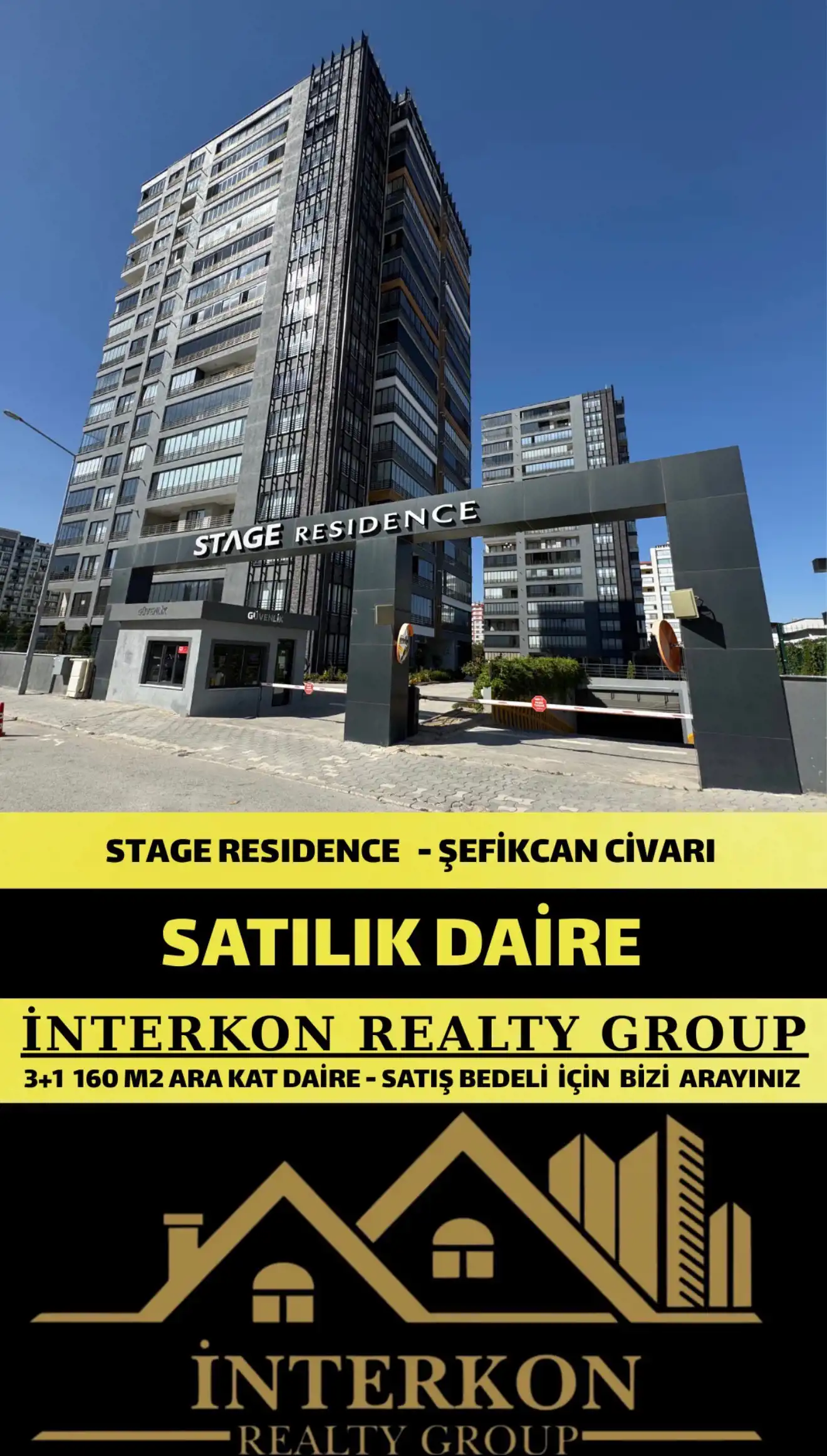 STAGE RESIDENCE – ŞEFİKCAN BÖLGESİNDE HAVUZLU & SOSYAL DONATILI LÜKS 3+1 SATILIK DAİRE