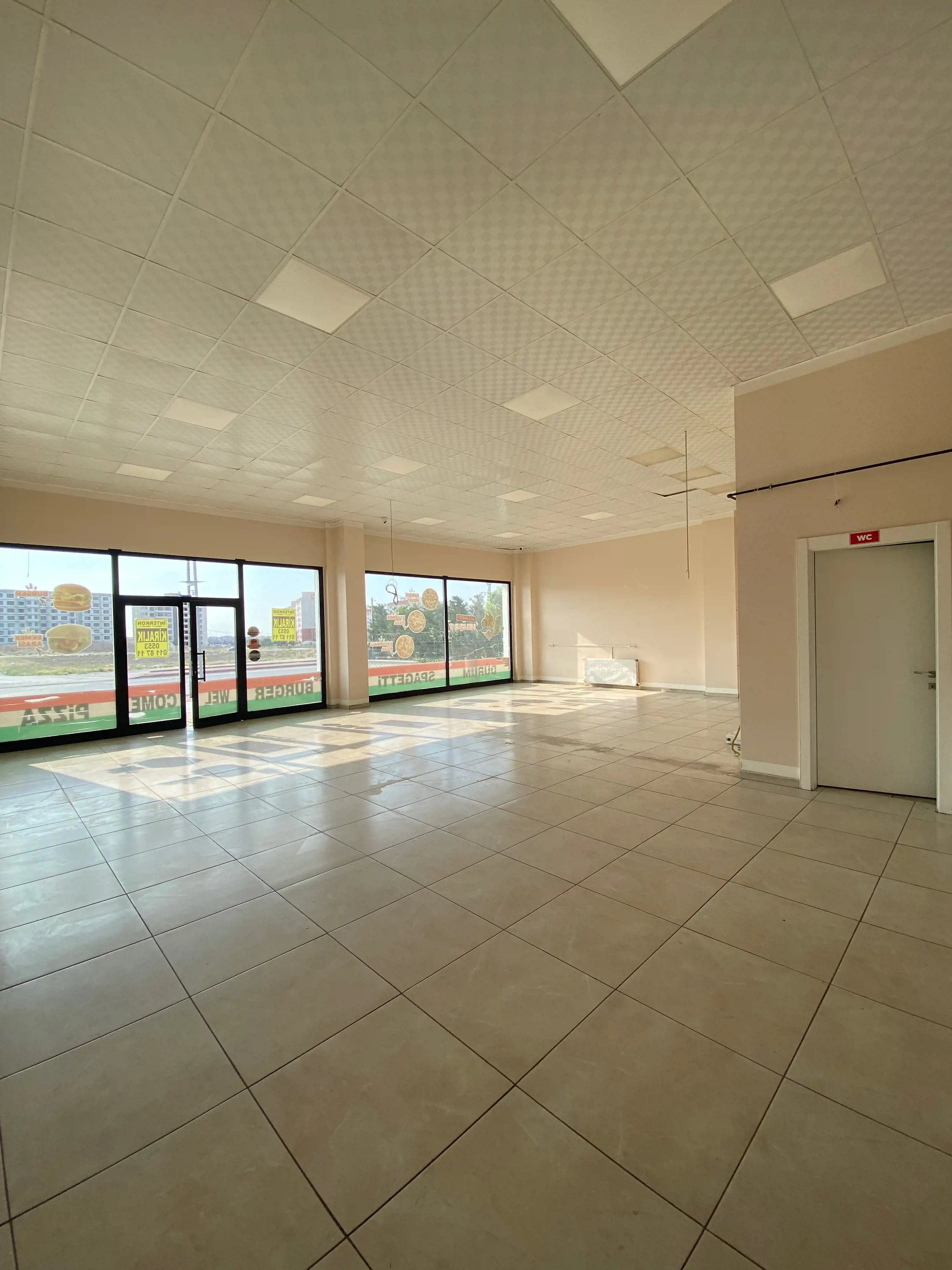 KONYA SELÇUKLU BEYHEKİM MAHALLESİ 130m2 KİRALIK DÜKKAN!! (PALMARİS BOTANİCA ALTI)