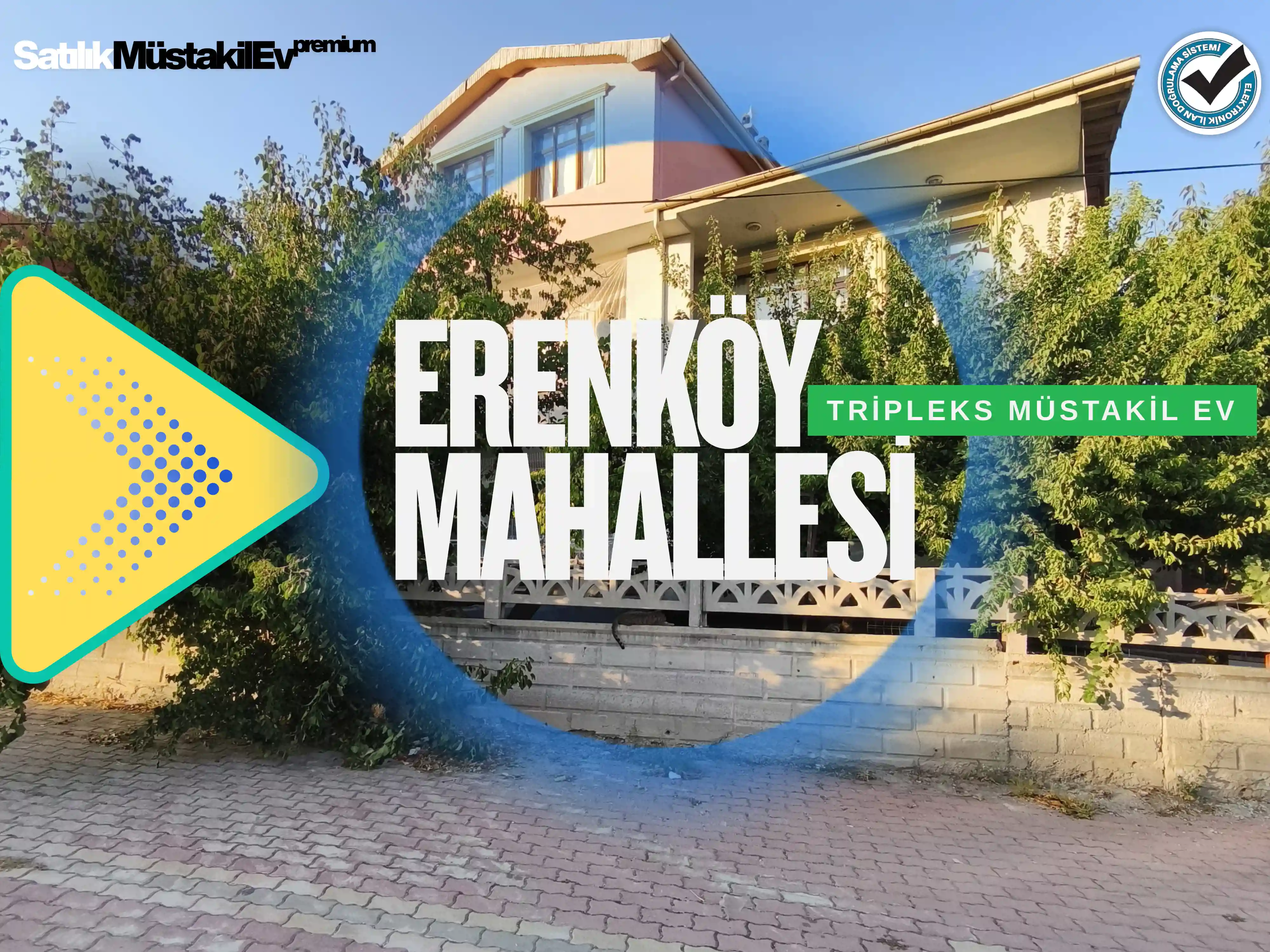 KONYA SELÇUKLU ERENKÖY MAHALLESİ 4+1 SATILIK MÜSTAKİL EV!!