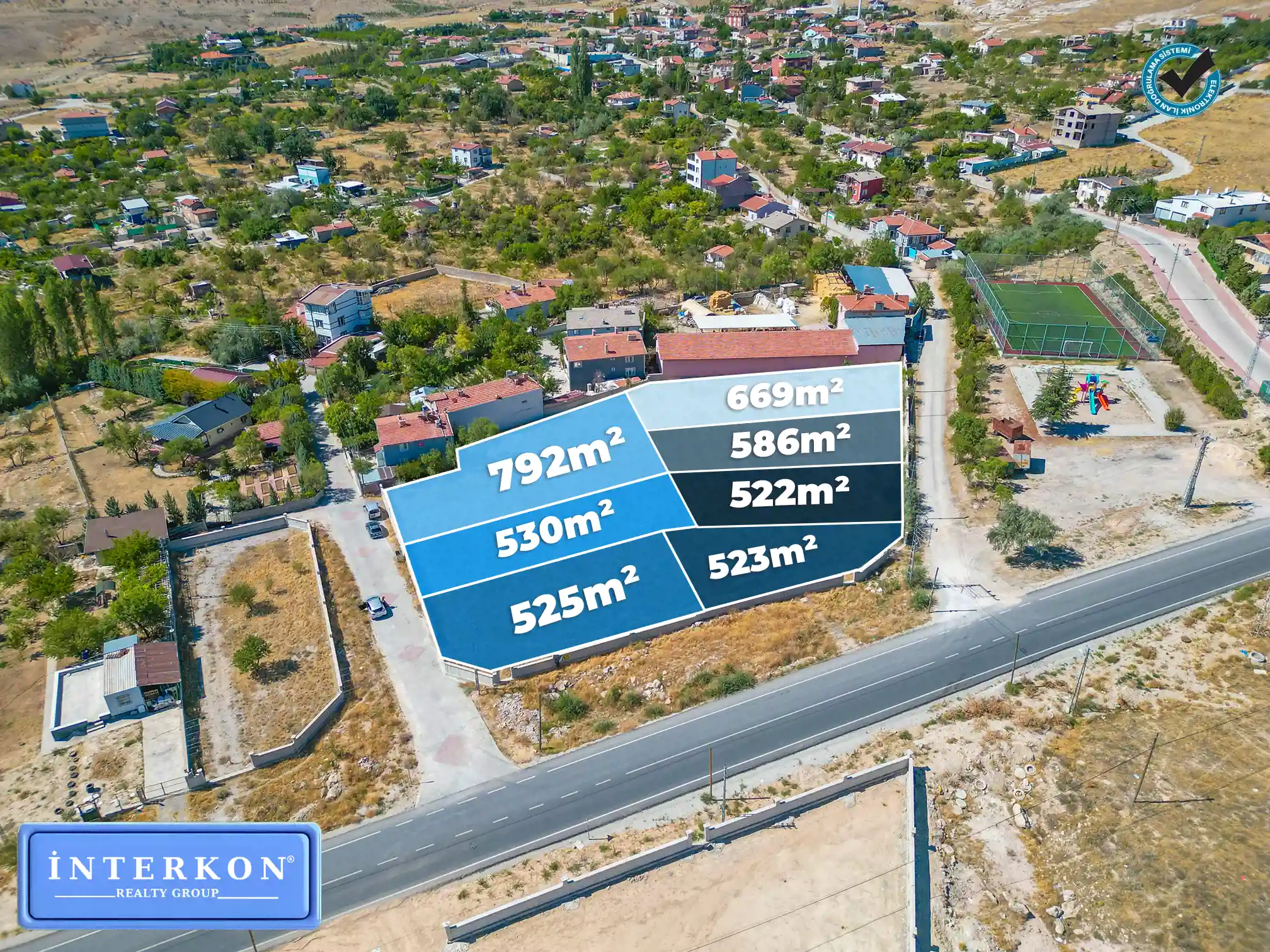 KONYA SELÇUKLU SARAYKÖY MAHALLESİ 1045 m2 SATILIK ARSA!!