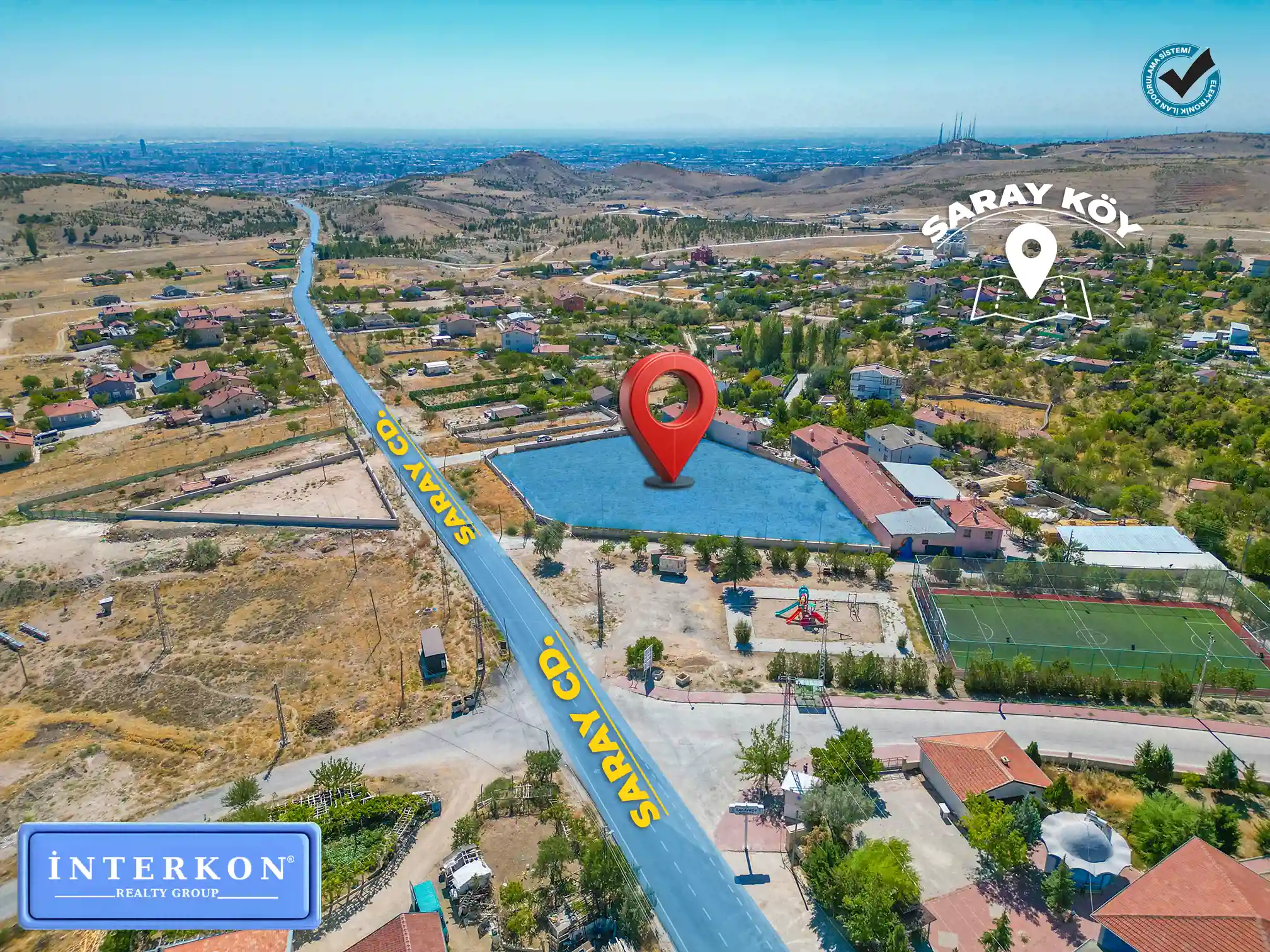 KONYA SELÇUKLU SARAYKÖY MAHALLESİ 1045 m2 SATILIK ARSA!!