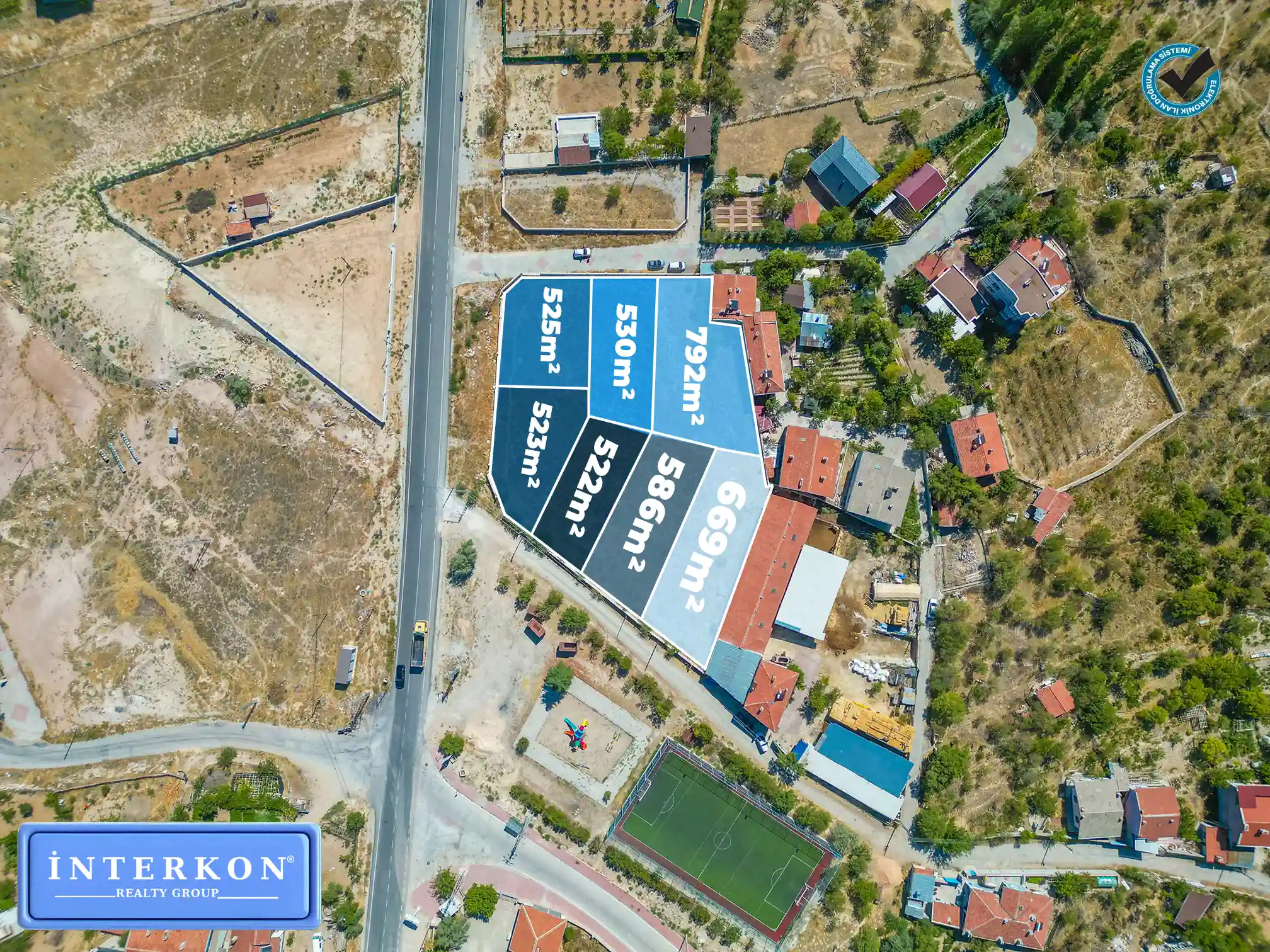 KONYA SELÇUKLU SARAYKÖY MAHALLESİ 1045 m2 SATILIK ARSA!!