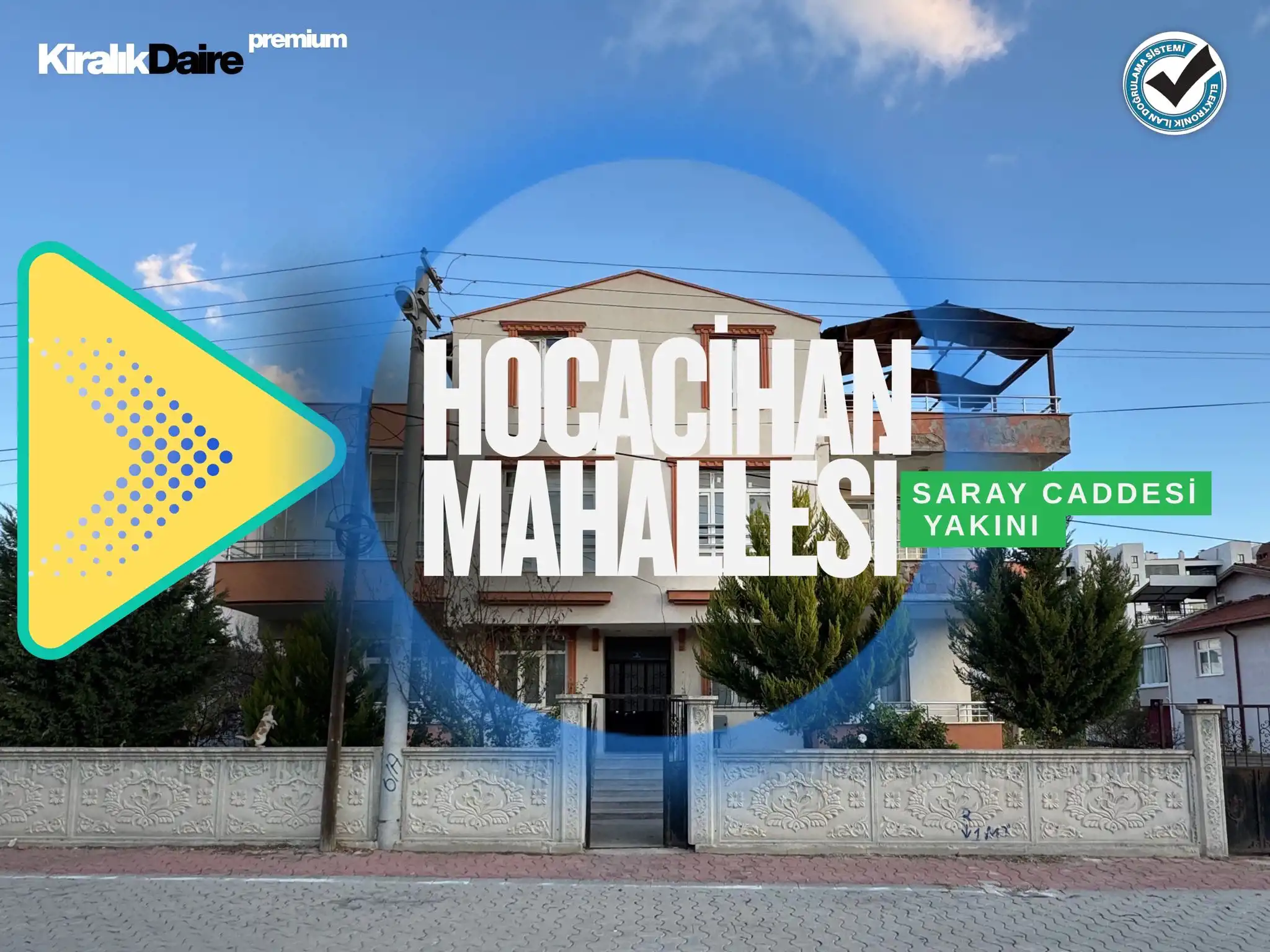 KONYA SELÇUKLU HOCACİHAN MAHALLESİ 3+1 KİRALIK DAİRE!!!