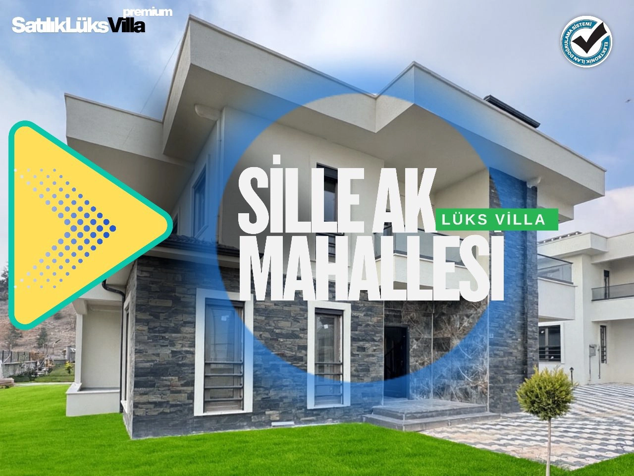 KONYA SELÇUKLU SİLLE AK MAHALLESİ 6+1 LÜKS SATILIK VİLLA!!!