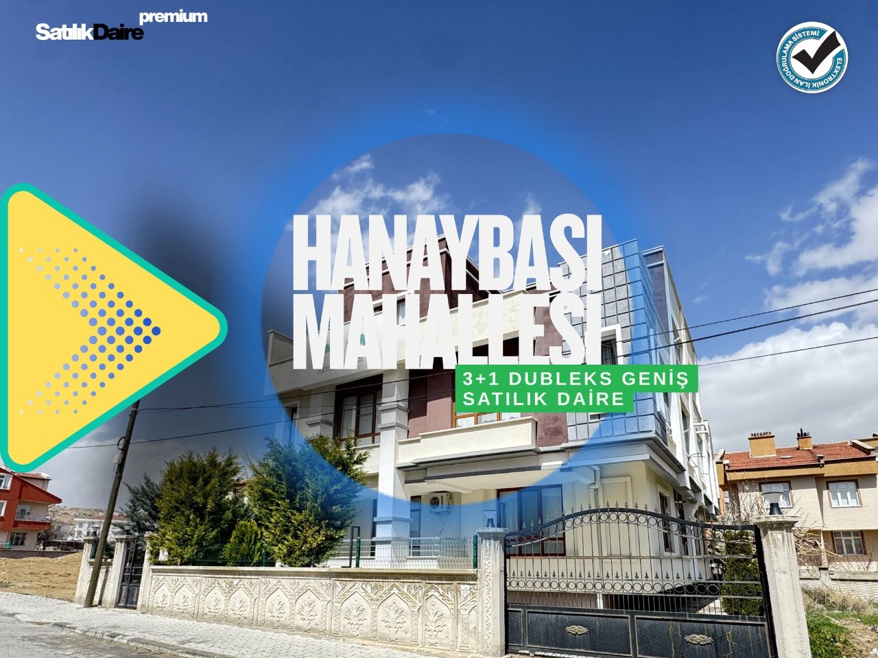 HANAYBAŞI MAHALLESİ 3+1 DUBLEKS DAİRE!!!
