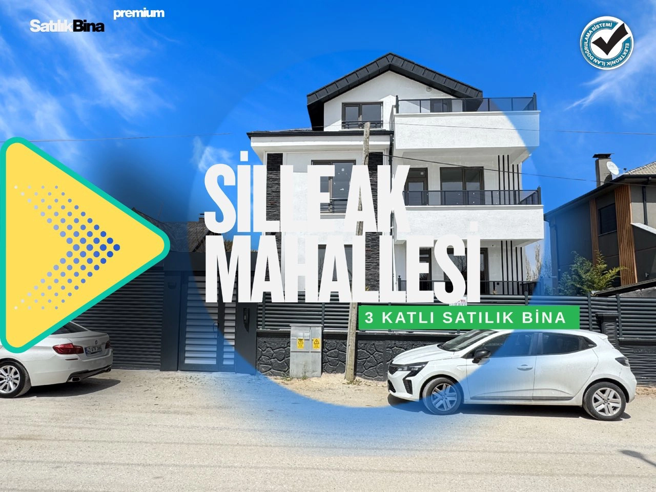 SİLLE AK MAHALLESİ MÜSTAKİL SATILIK BİNA!!!