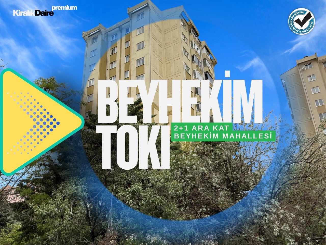 BEYHEKİM MAHALLESİ BEYHEKİM TOKİ 2+1 KİRALIK DAİRE!!
