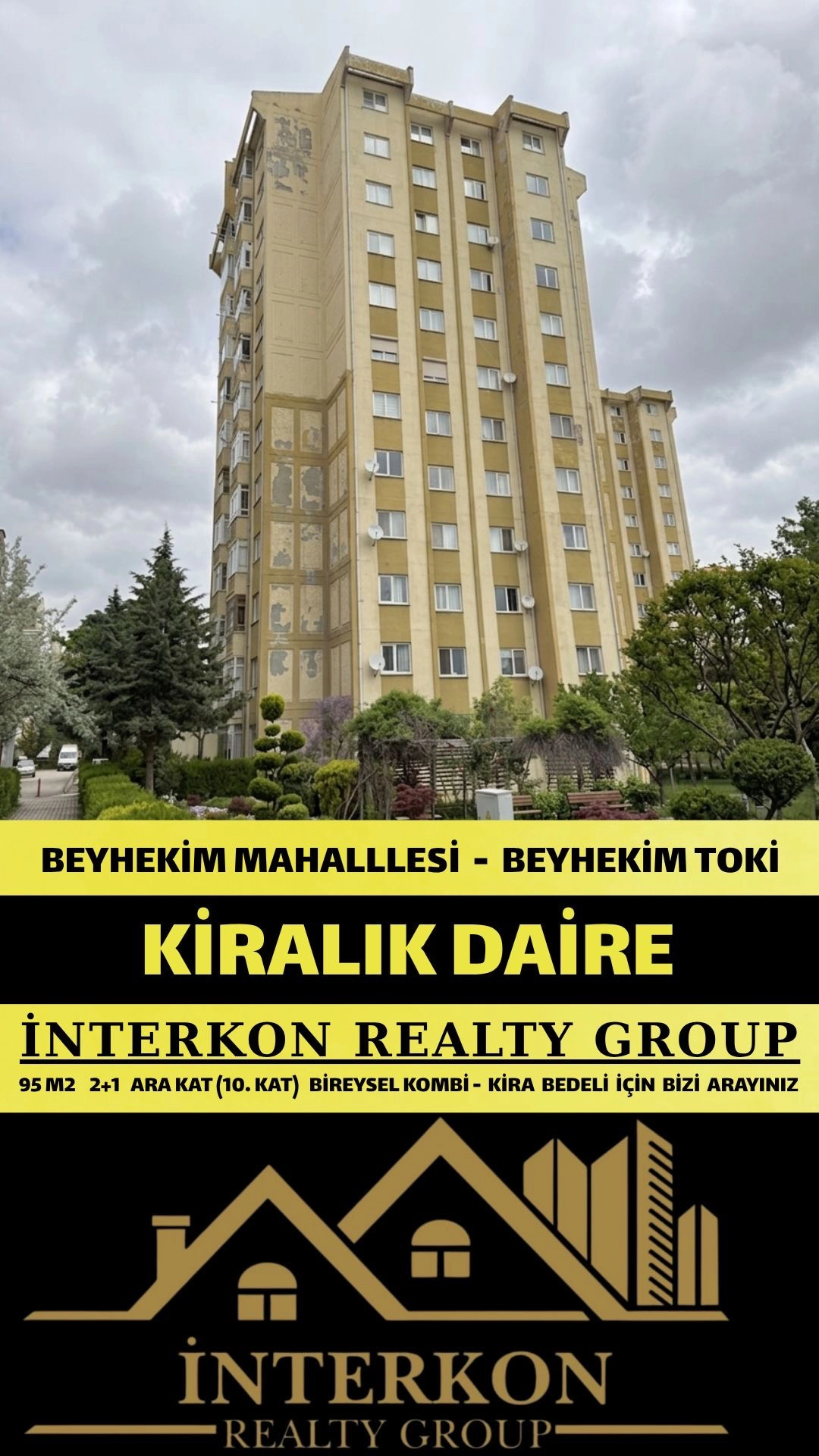 BEYHEKİM MAHALLESİ BEYHEKİM TOKİ 2+1 KİRALIK DAİRE!!