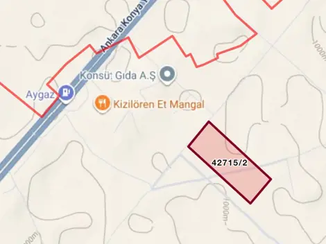 KONYA SELÇUKLU TÖMEK MAHALLESİ 3615 m² LAND!!! - photo 2
