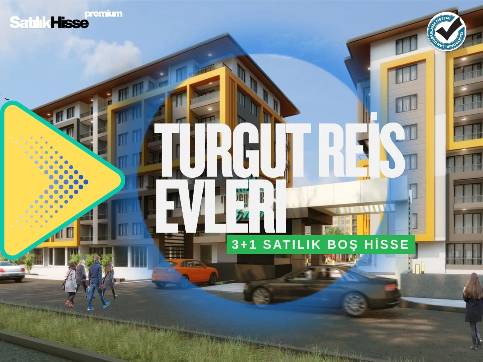 KONYA MERAM TURGUT REİS EVLERİ 3+1 SATILIK HİSSE!