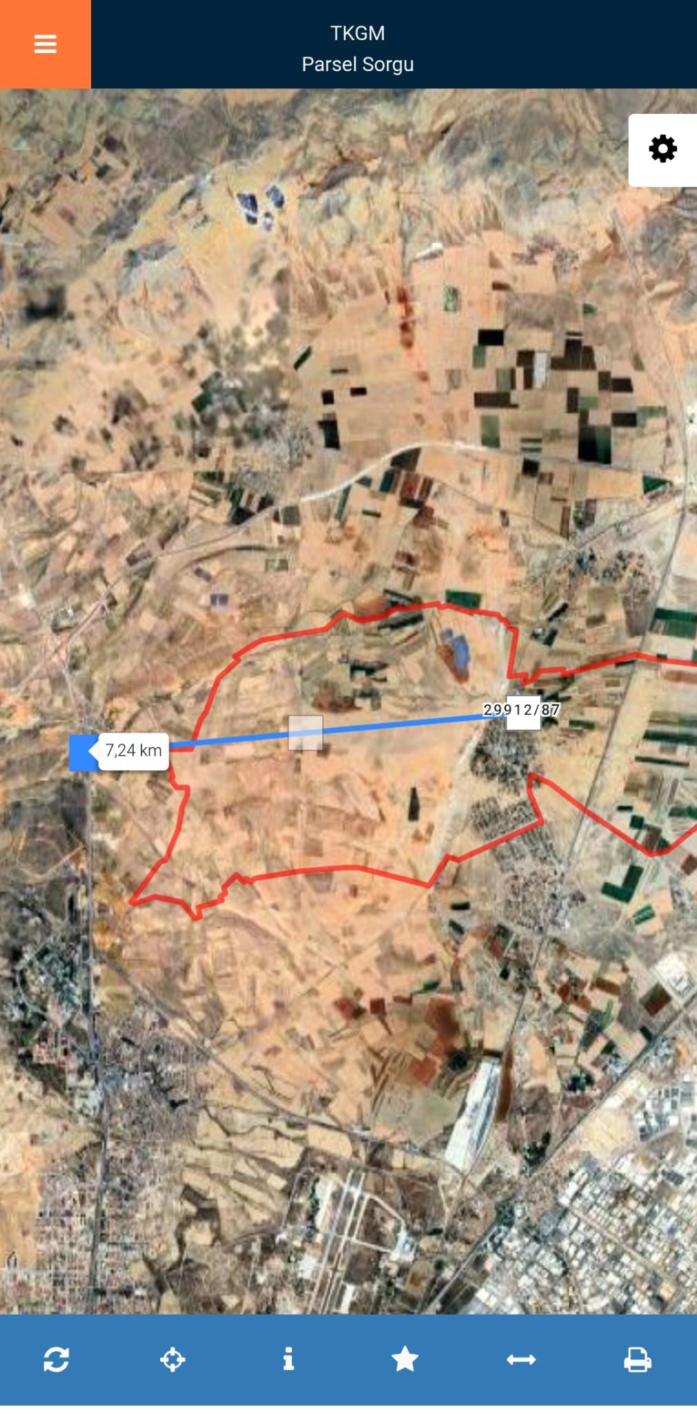 KONYA SELÇUKLU YUKARIPINARBAŞI MAHALLESİ 1988 M2 SATILIK BAĞ!
