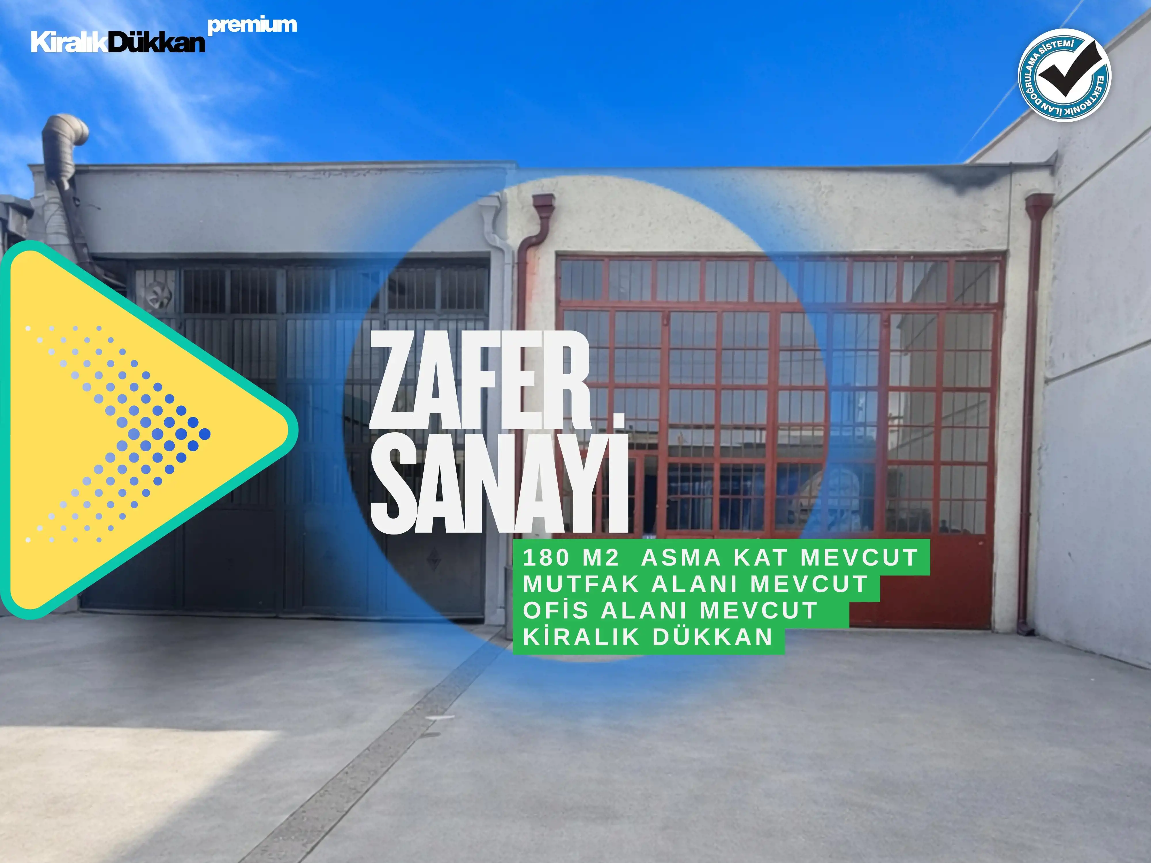 KONYA SELÇUKLU ZAFER SANAYİ KİRALIK DÜKKAN! 