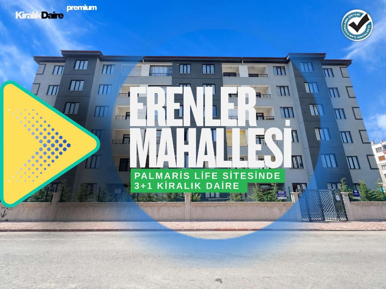 KONYA KARATAY ERENLER MAHALLESİ 3+1 KİRALIK DAİRE! 