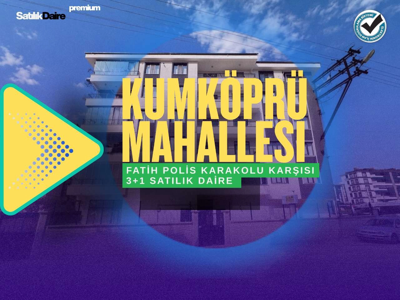 KONYA KARATAY FATİH POLİS KARAKOLU KARŞISI 2+1 SATILIK DAİRE!