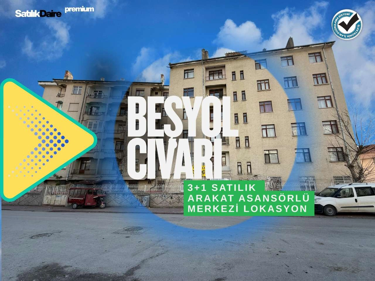 KALENDERHANE MAHALLESİ 3+1 SATILIK DAİRE!