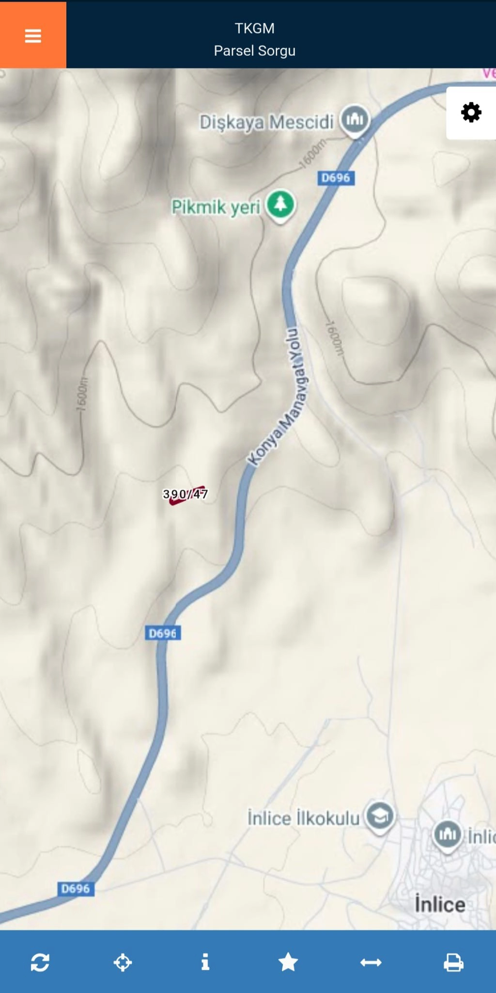 İNLİCE MAHALLESİNDE 6.000 m² SATILIK TARLA!