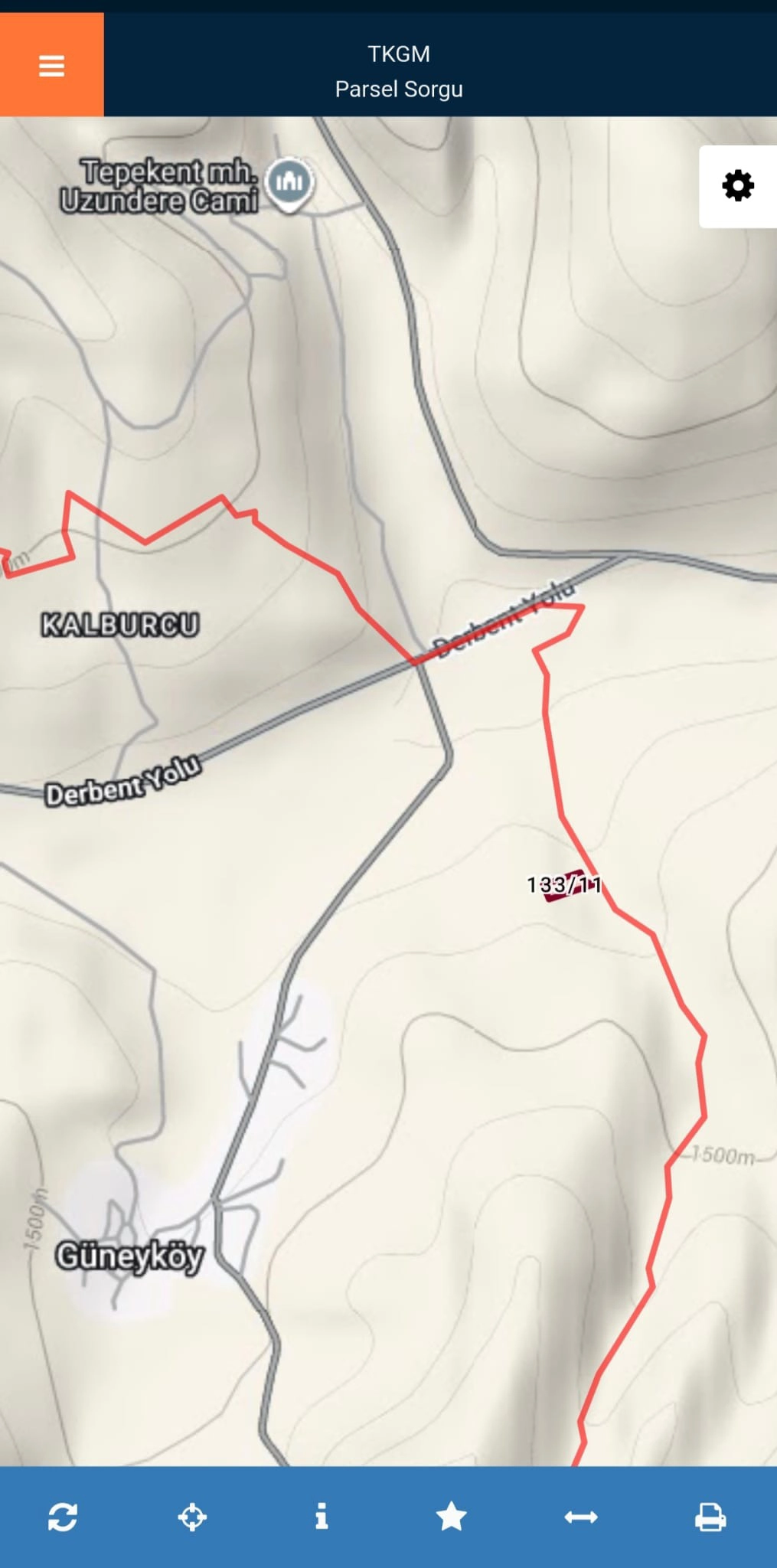 DERBENT GÜNEYKÖY MAHALESİ SATILIK TARLA!