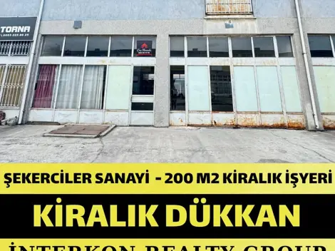 200 m² SHOP / WAREHOUSE / STORE FOR RENT IN ŞEKERCİLER SANAYİ! - photo 2
