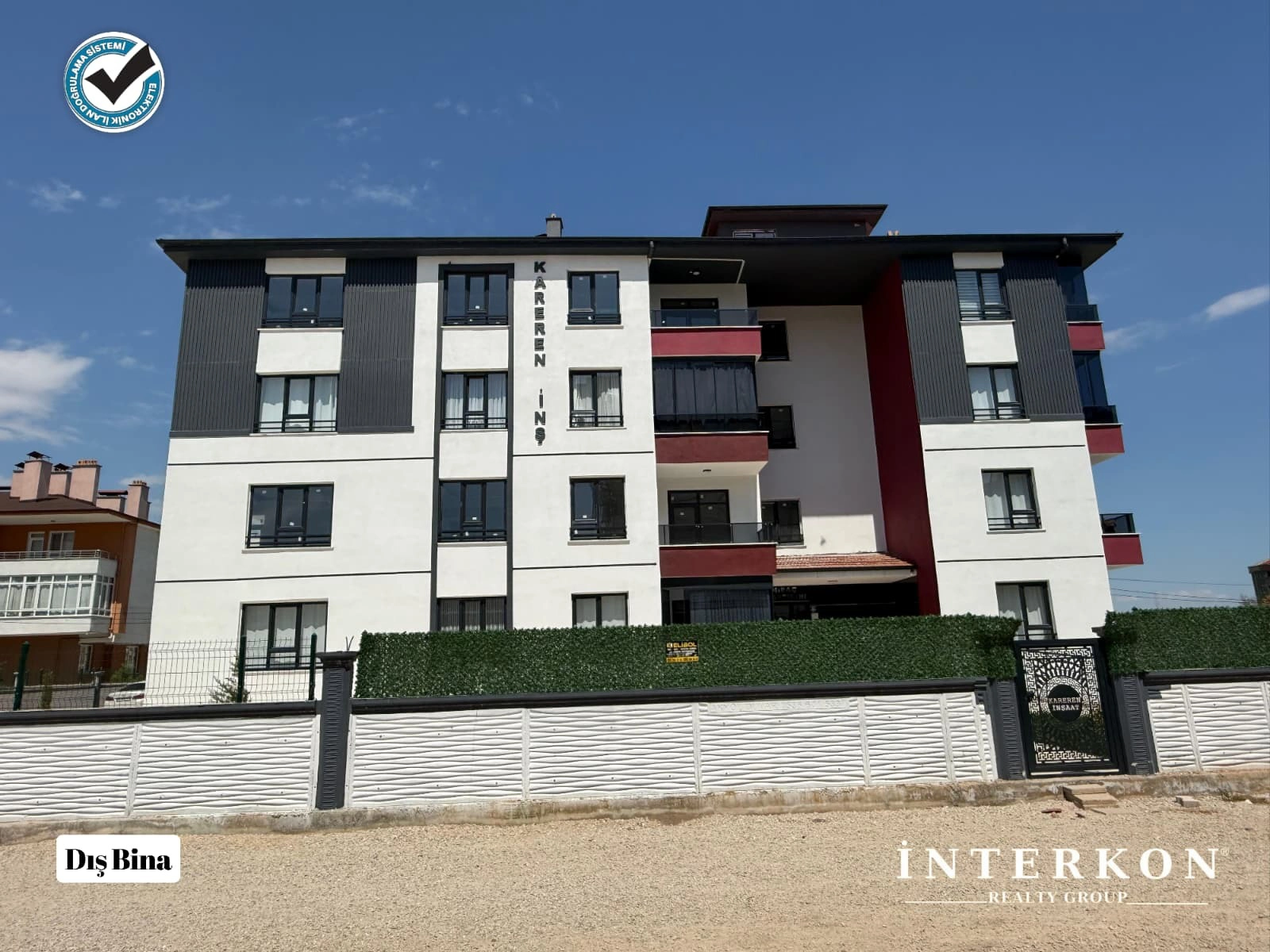 ERENLER MAHALLESİ SIFIR 3+1 SATILIK DAİRE!