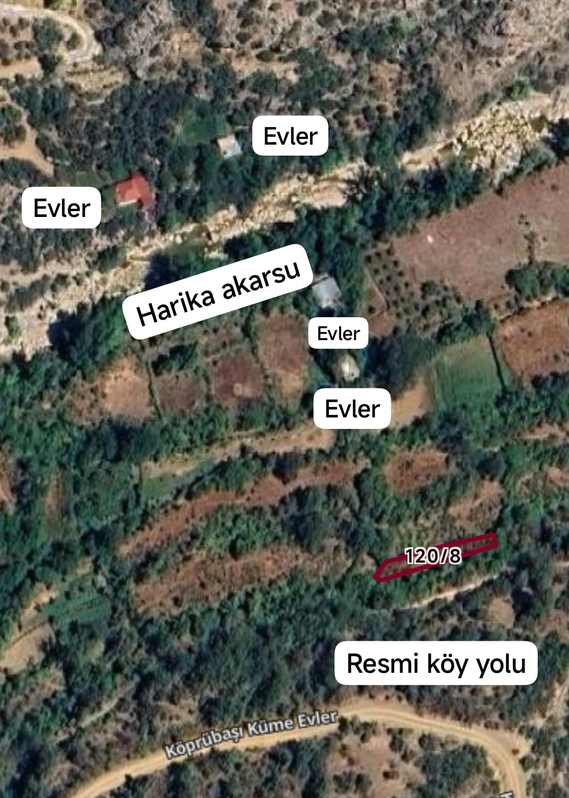 AKYARI  MAHALLESİ STRESTEN UZAK 187 M2 SATILIK BAHÇE!