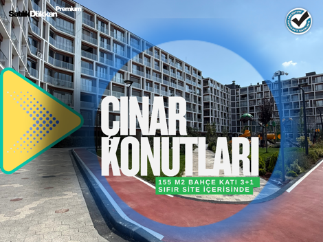 SPACIOUS 3+1 / 155 M² GARDEN FLOOR APARTMENT FOR SALE ON GAZ//ZE STREET IN MERAM YENİŞEHİR!