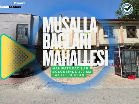 Konya Selçuklu Manifaturacılar 200 M2 Satılık Dükkan!