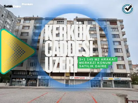 Kerkük Caddesi Üzeri 3+1 Satılık Daire!!!